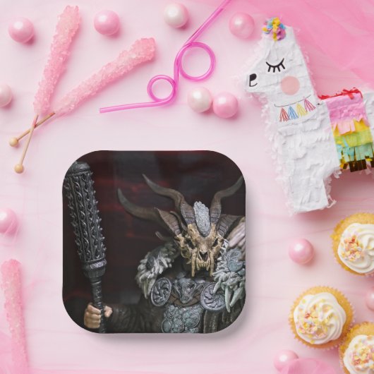 Cooles mittelalterliches Thema Pappteller (Party)