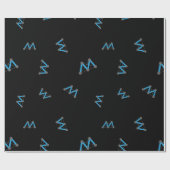 Cooles Moac Kryptowährungszeichen Geschenkpapier (Flach)