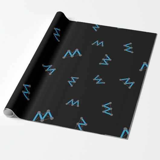 Cooles Moac Kryptowährungszeichen Geschenkpapier (Ungerollt)