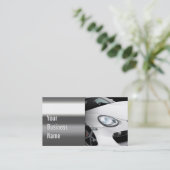 Cooles mobiles StahlAuto-einzeln Visitenkarte (Stehend Vorderseite)