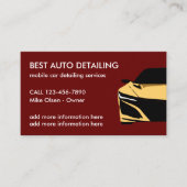 Cooles Mobilfahrzeug mit Geschäftskarte Visitenkarte (Vorderseite)