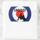 Cooles Mod Rechteckiger Aufkleber (Tasche)