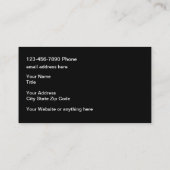 Cooles Modern Automotive Theme Moderne Visitenkart Visitenkarte (Rückseite)