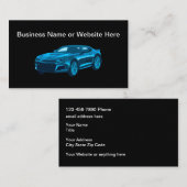 Cooles Modern Automotive Theme Moderne Visitenkart Visitenkarte (Vorne/Hinten)