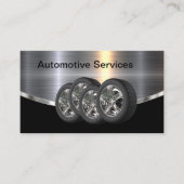 Cooles Modern Automotive Tire Theme Visitenkarte (Vorderseite)