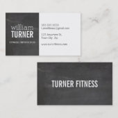 COOLES MODERN-einfaches Textformat, minimale trend Visitenkarte (Vorne/Hinten)