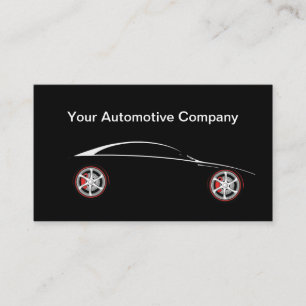 Cooles modernes Automobil-Thema Visitenkarte