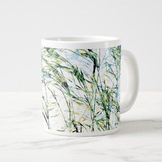 Cooles modernes Blumenmuster Blume Design Jumbo-Tasse