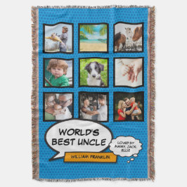 Cooles modernes Comic-Foto der Welt zum besten Onk Decke