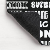 Cooles modernes Design 4 Sons Positive Worte Mousepad (Ecke)