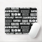 Cooles modernes Design 4 Sons Positive Worte Mousepad (Mit Mouse)
