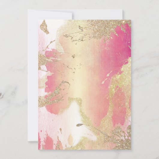 Cooles modernes Duftwasser Einladung (Rückseite)