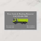 cooles modernes Dumping und Säuberung Visitenkarte (Vorderseite)