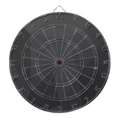 Cooles, modernes, elegantes, trendy Paralleltrapez Dartscheibe (vorne)