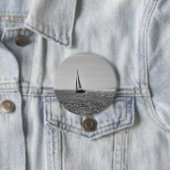 Cooles modernes Foto von Segelbooten im Sommer Button (Beispiel)