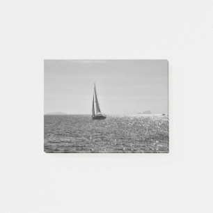 Cooles modernes Foto von Segelbooten im Sommer Post-it Klebezettel