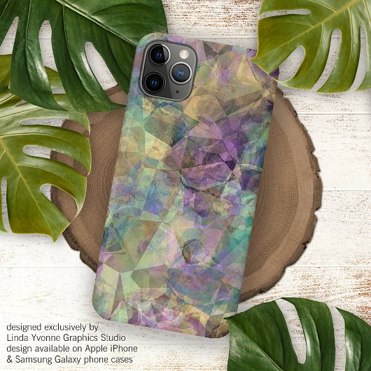 Cooles modernes Funky Retro Polygon Mosaikkunstmus Case-Mate iPhone Hülle