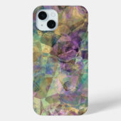 Cooles modernes Funky Retro Polygon Mosaikkunstmus Case-Mate iPhone Hülle (Rückseite)