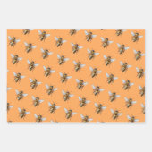 Cooles, modernes Honigmuster Geschenkpapier Set (Vorderseite 3)
