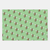 Cooles, modernes Honigmuster Geschenkpapier Set (Vorderseite 2)