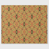 Cooles modernes Kente-Design Geschenkpapier (Flach)
