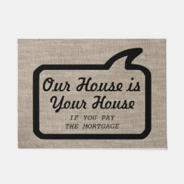 Cooles modernes lustiges vergnügt unhöfliches fußmatte