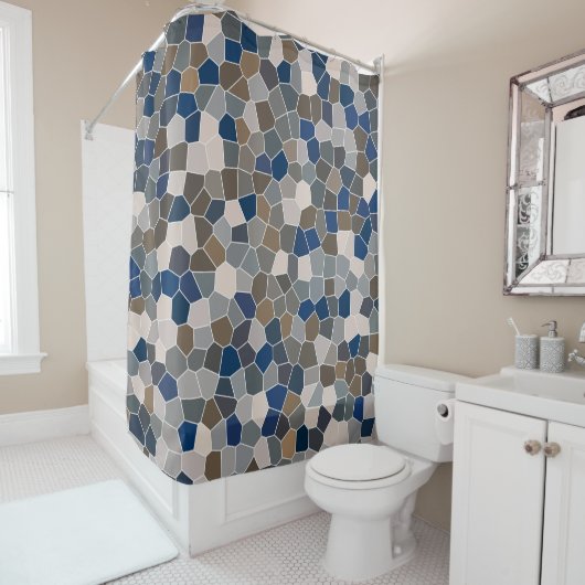 Cooles modernes Muster Duschvorhang (Beispiel)