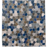 Cooles modernes Muster Duschvorhang (Vorderseite)