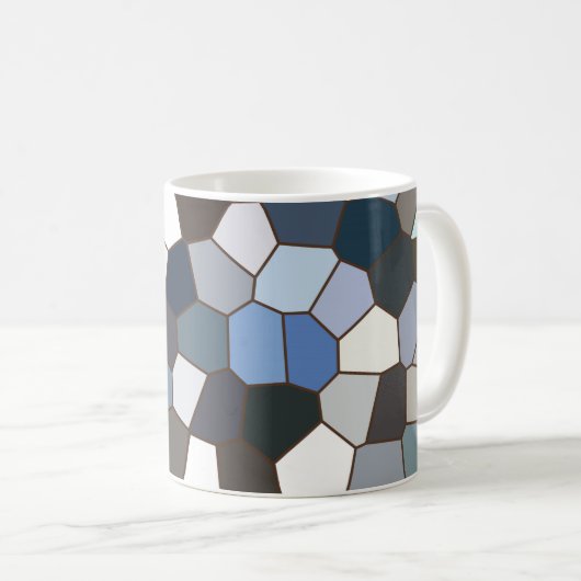 Cooles modernes Muster Kaffeetasse (VorderseiteRechts)