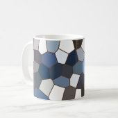 Cooles modernes Muster Kaffeetasse (Vorderseite Links)