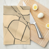 Cooles, modernes SchmetterGold Geschirrtuch (Viertel Falte)