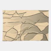 Cooles, modernes SchmetterGold Geschirrtuch (Horizontal)