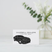 Cooles modernes Sportwagengeschäft Visitenkarte (Stehend Vorderseite)