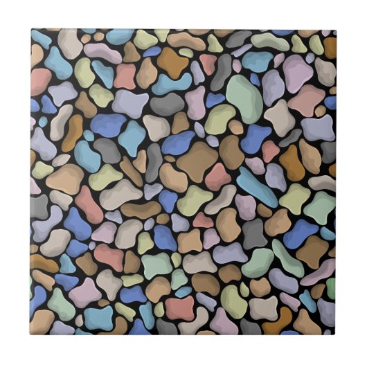 Cooles modernes Steinmuster zur Zuhause-Renovierun Fliese (Vorderseite)