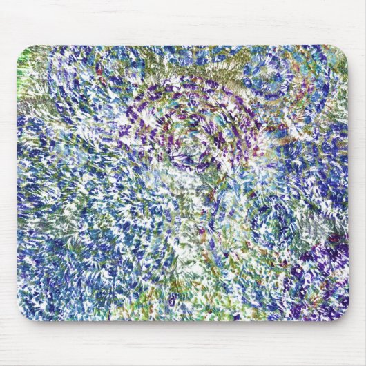 Cooles, modernes, trendiges, buntes, abstraktes Am Mousepad (Vorne)