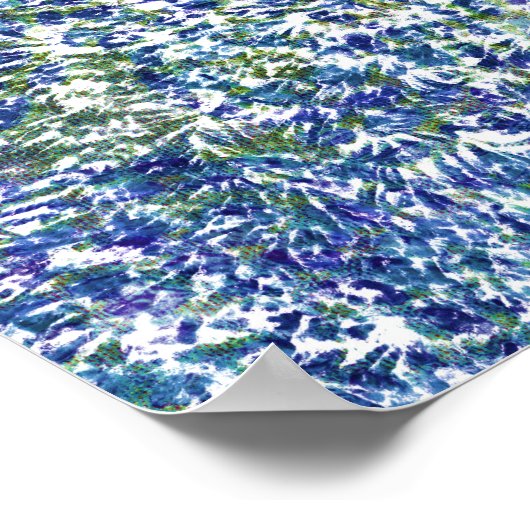 Cooles, modernes, trendiges, buntes, abstraktes Am Poster (Ecke)