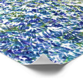 Cooles, modernes, trendiges, buntes, abstraktes Am Poster (Ecke)