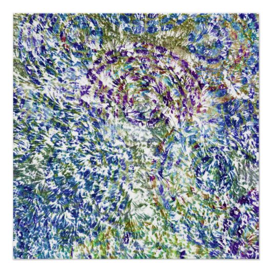 Cooles, modernes, trendiges, buntes, abstraktes Am Poster (Vorderseite)