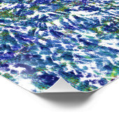 Cooles, modernes, trendiges, buntes, abstraktes Am Poster (Ecke)