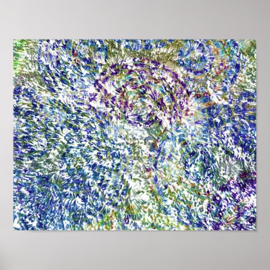 Cooles, modernes, trendiges, buntes, abstraktes Am Poster (Vorne)