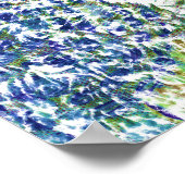 Cooles, modernes, trendiges, buntes, abstraktes Am Poster (Ecke)