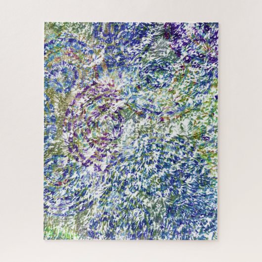 Cooles, modernes, trendiges, buntes, abstraktes Am Puzzle (Vertikal)