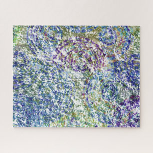 Cooles, modernes, trendiges, buntes, abstraktes Am Puzzle