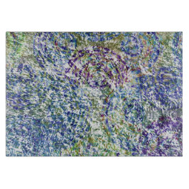 Cooles, modernes, trendiges, buntes, abstraktes Am Schneidebrett