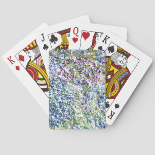 Cooles, modernes, trendiges, buntes, abstraktes Am Spielkarten