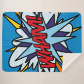 Cooles modernes typografisches Comic Buch WHAM Fun Sherpadecke (Vorderseite (Horizontal))