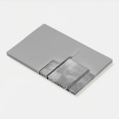 Cooles, modernes urbanes Foto Post-it Klebezettel (angewinkelt)