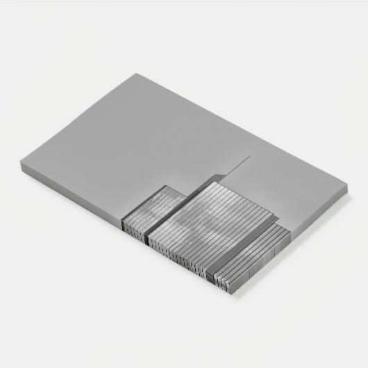 Cooles, modernes urbanes Foto Post-it Klebezettel (angewinkelt)