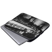 Cooles, modernes, urbanes Paris Laptopschutzhülle (Vorne Knopf)