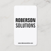 Cooles modernes vertikales Doppeltes versah mit Visitenkarte (Vorderseite)